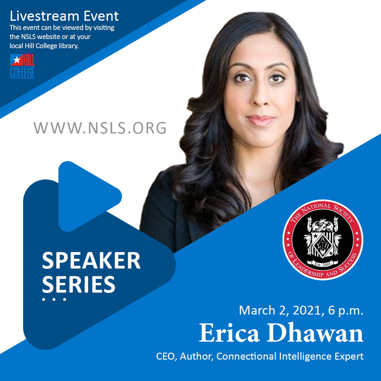 NSLS Speaker Series: Erica Dhawan